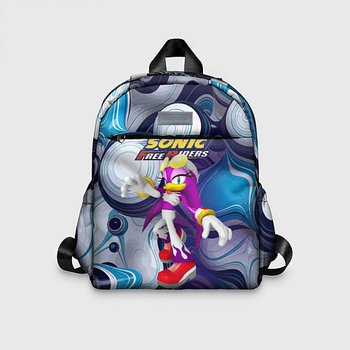 Детский рюкзак Sonic - ласточка Вейв - Free riders - pattern / 3D-принт – фото 1