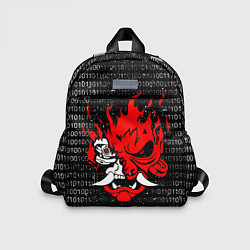 Детский рюкзак Двоичный код - Cyberpunk 2077, цвет: 3D-принт