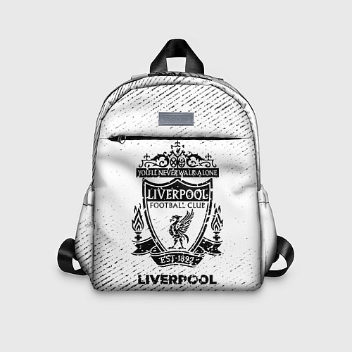 Детский рюкзак Liverpool с потертостями на светлом фоне / 3D-принт – фото 1