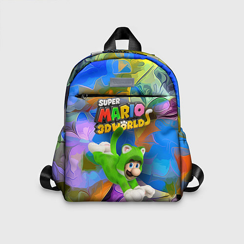 Детский рюкзак Luigi cat - Super Mario 3D World - Nintendo / 3D-принт – фото 1