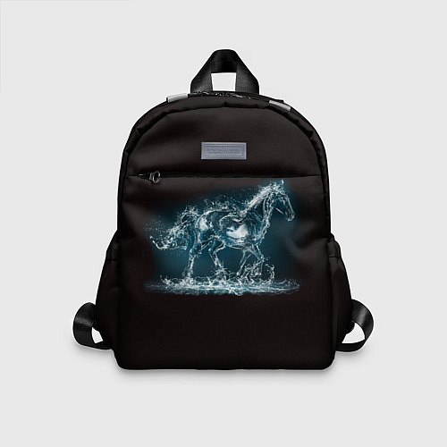 Детский рюкзак Лошадь из водяных капель / 3D-принт – фото 1