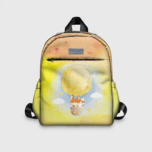 Детский рюкзак Лисенок на воздушном шаре / 3D-принт – фото 1