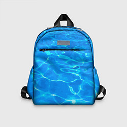 Детский рюкзак Абстрактные волны бассейна - текстура