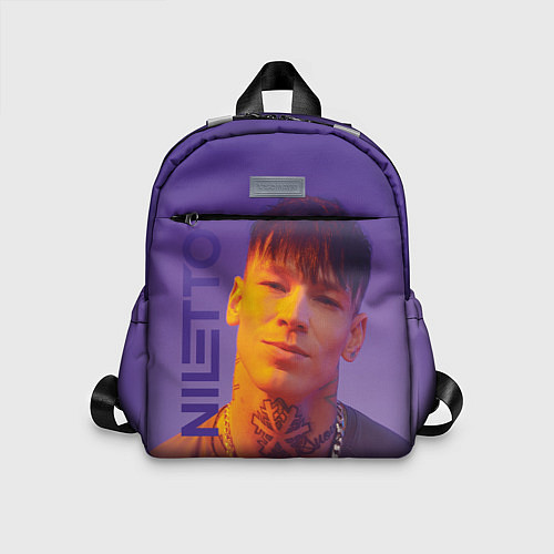 Детский рюкзак Niletto на фиолетовом фоне / 3D-принт – фото 1