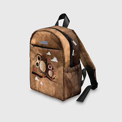 Детский рюкзак Сова и совёнок на суку, цвет: 3D-принт — фото 2
