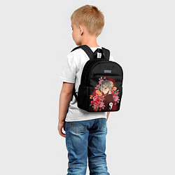 Детский рюкзак Изана в цветах, цвет: 3D-принт — фото 2
