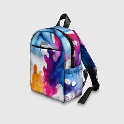 Детский рюкзак Необычные акварельные узоры, цвет: 3D-принт — фото 2