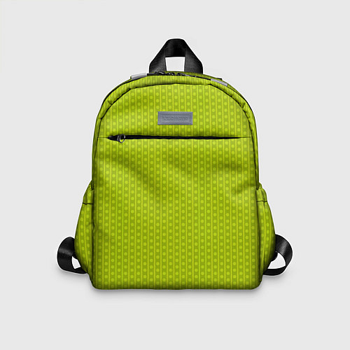 Детский рюкзак Зеленый горошек абстракция / 3D-принт – фото 1