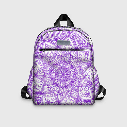 Детский рюкзак Фиолетовая мандала / 3D-принт – фото 1
