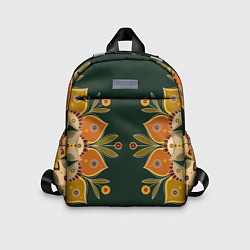Детский рюкзак Мандала Два подсолнуха, цвет: 3D-принт