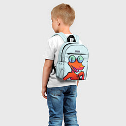 Детский рюкзак Оранжевый - Радужные друзья, цвет: 3D-принт — фото 2