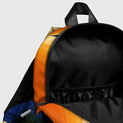 Детский рюкзак Абстрактные круги и полупрозрачные фигуры, цвет: 3D-принт — фото 2