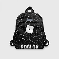 Детский рюкзак Roblox glitch на темном фоне: символ, надпись