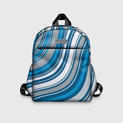 Детский рюкзак Волнистые полосы - текстура, цвет: 3D-принт