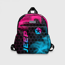 Детский рюкзак Jeep - neon gradient: надпись, символ