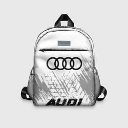Детский рюкзак Audi speed шины на светлом: символ, надпись, цвет: 3D-принт