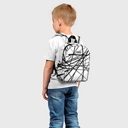 Детский рюкзак Пересечение линий, цвет: 3D-принт — фото 2