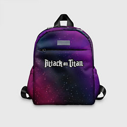 Детский рюкзак Attack on Titan gradient space