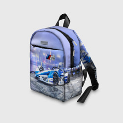 Детский рюкзак Спортивная бэха в городском пейзаже, цвет: 3D-принт — фото 2