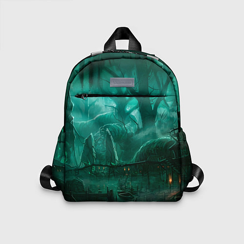 Детский рюкзак Причал у болота / 3D-принт – фото 1