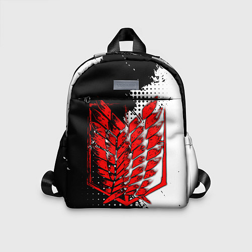 Детский рюкзак АТ - Разведкорпус - Красный / 3D-принт – фото 1