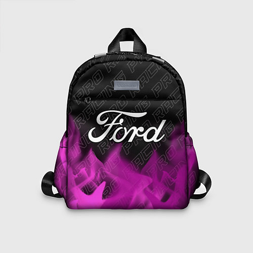 Детский рюкзак Ford pro racing: символ сверху / 3D-принт – фото 1