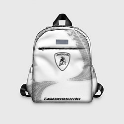 Детский рюкзак Lamborghini speed шины на светлом: символ, надпись