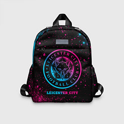 Детский рюкзак Leicester City - neon gradient, цвет: 3D-принт