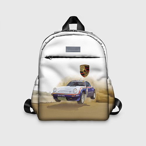 Детский рюкзак Porsche - гонки в пустыне / 3D-принт – фото 1