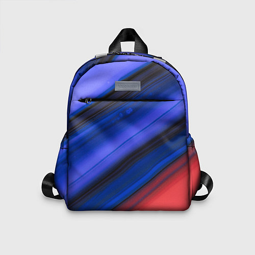 Детский рюкзак Синий и красный песок / 3D-принт – фото 1