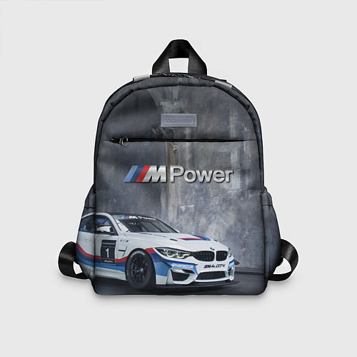 Детский рюкзак BMW M4 GT4 - racing team - motorsport / 3D-принт – фото 1
