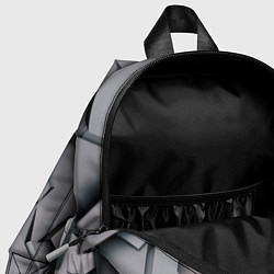 Детский рюкзак Металлическая хаотичная броня, цвет: 3D-принт — фото 2