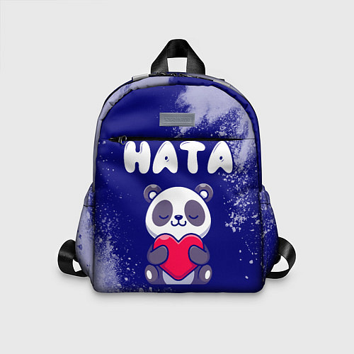 Детский рюкзак Ната панда с сердечком / 3D-принт – фото 1