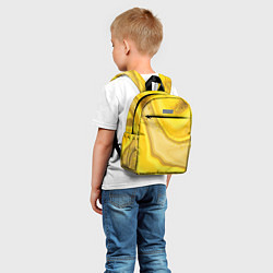 Детский рюкзак Сладкий янтарный мед, цвет: 3D-принт — фото 2
