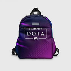 Детский рюкзак Dota gaming champion: рамка с лого и джойстиком на