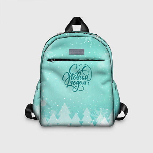 Детский рюкзак Новогодние завихрения / 3D-принт – фото 1