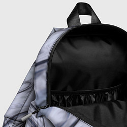 Детский рюкзак Чёрная акварель, цвет: 3D-принт — фото 2