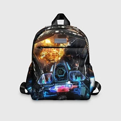 Детский рюкзак Космическая схватка из кабины пилота, цвет: 3D-принт