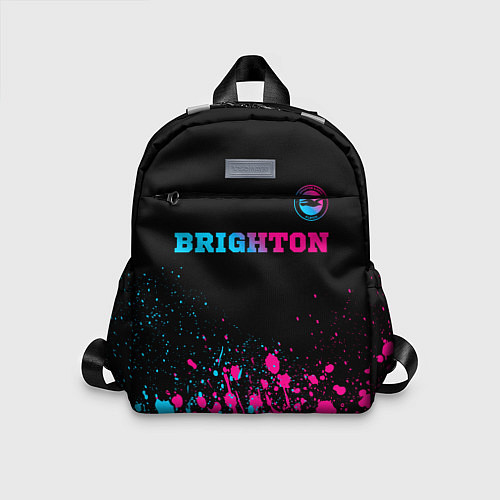 Детский рюкзак Brighton - neon gradient: символ сверху / 3D-принт – фото 1