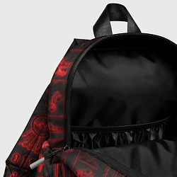 Детский рюкзак НЕОН ИЕРОГЛИФЫ, цвет: 3D-принт — фото 2