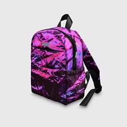 Детский рюкзак Мятая фольга в неоне, цвет: 3D-принт — фото 2