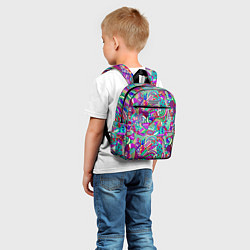Детский рюкзак Лоскутный паттерн, цвет: 3D-принт — фото 2