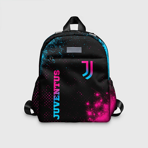 Детский рюкзак Juventus - neon gradient: надпись, символ / 3D-принт – фото 1