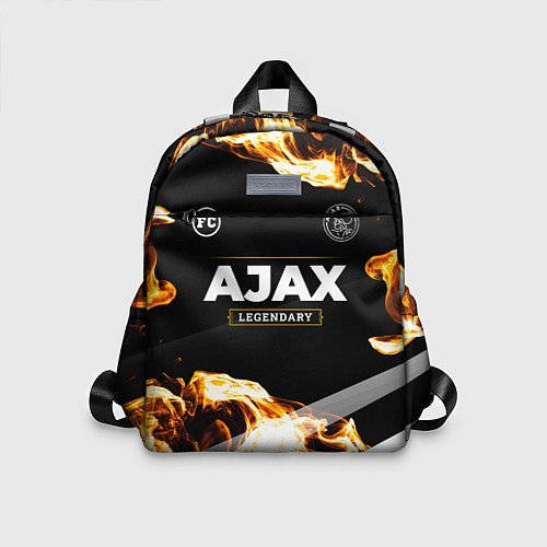 Детский рюкзак Ajax legendary sport fire / 3D-принт – фото 1
