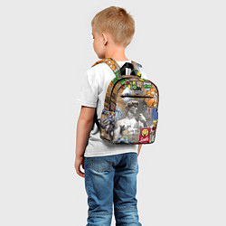 Детский рюкзак Gaming aesthetics - Art коллаж, цвет: 3D-принт — фото 2