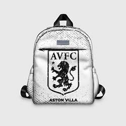 Детский рюкзак Aston Villa с потертостями на светлом фоне