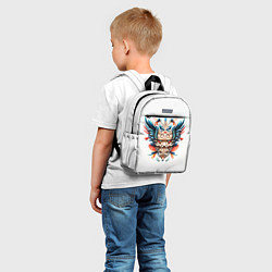 Детский рюкзак Маска шамана - ирезуми, цвет: 3D-принт — фото 2