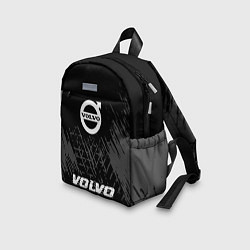 Детский рюкзак Volvo speed шины на темном: символ, надпись, цвет: 3D-принт — фото 2