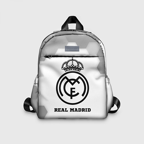 Детский рюкзак Real Madrid sport на светлом фоне / 3D-принт – фото 1