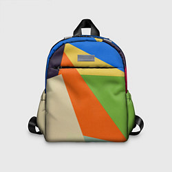 Детский рюкзак Геометрические разноцветные фигyры, цвет: 3D-принт